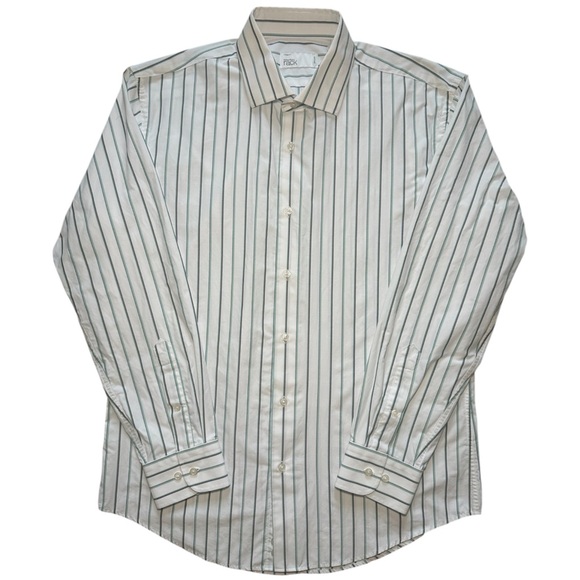 Nordstrom Other - Nordstrom Men's White Dress Shirt Long Sleeve Button Up Cotton Size Medium